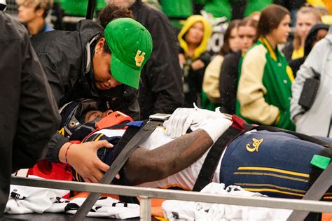 Cal player hospitalized after tackle leaves him motionless